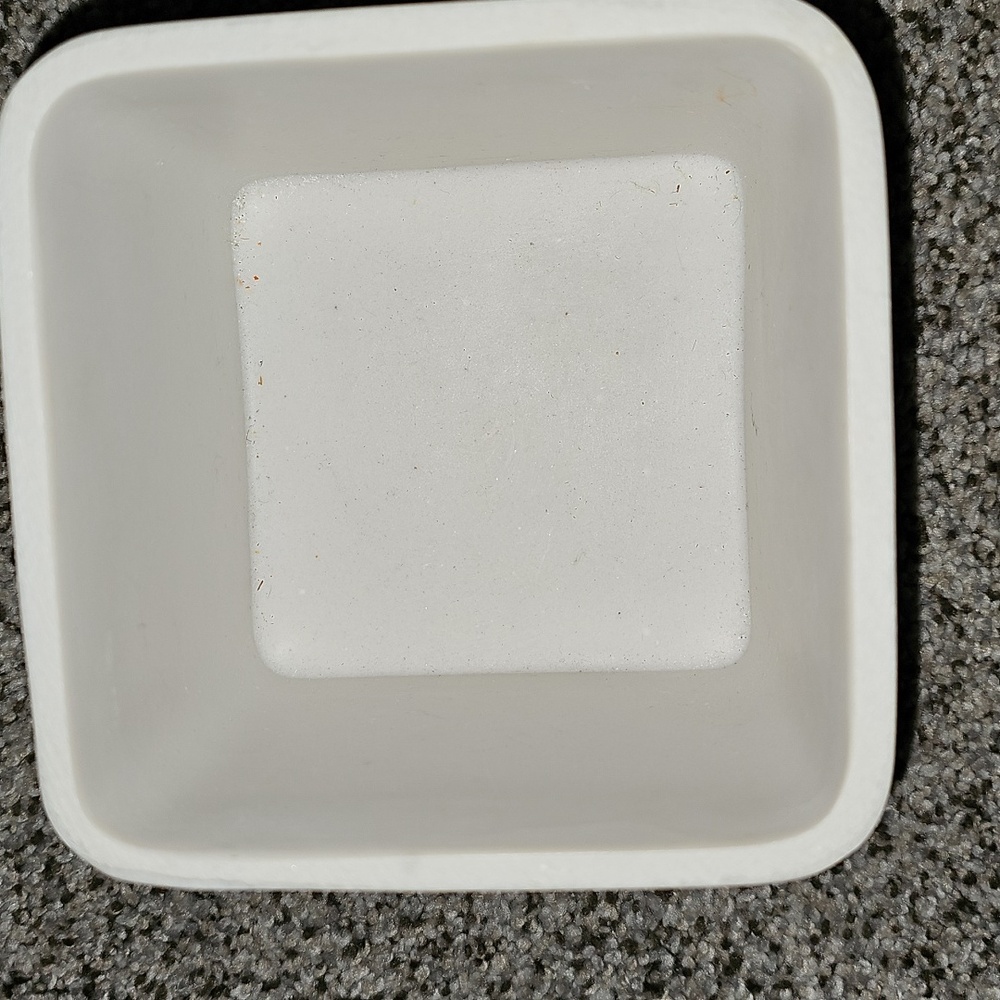 Threshold White STUFF Storage Container With Silver Lid - Picture 4 of 9